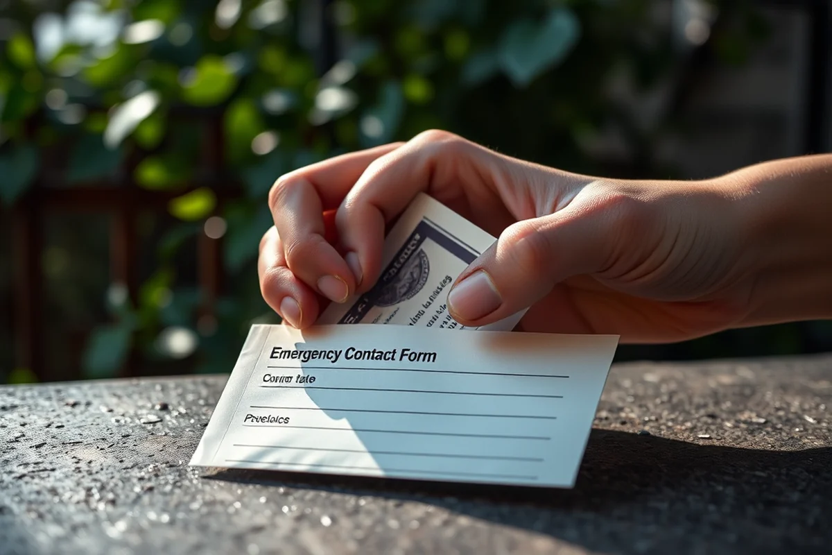 emergency contact form — Emergency Contact Form (step by step)